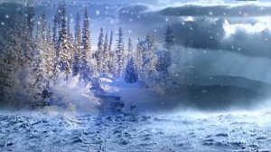 Футаж-метель,вьюга,зима