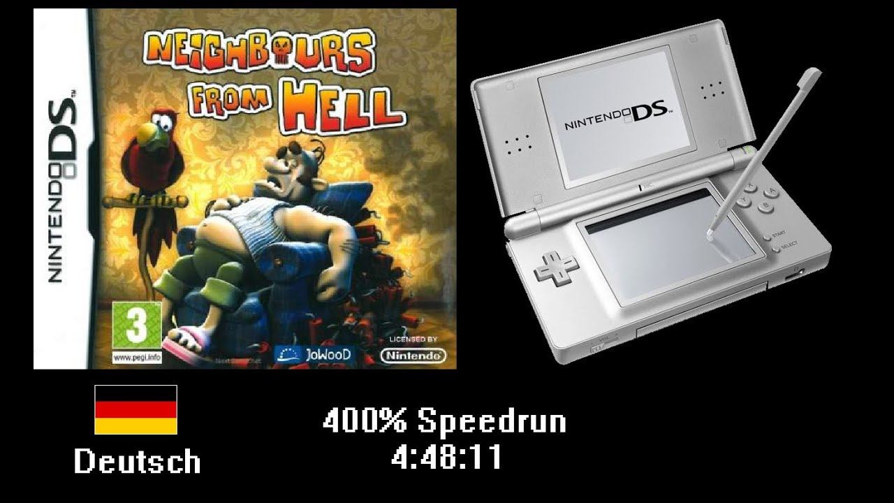 Neighbours from Hell Nintendo DS (Deutsch) 400% Speedrun 4:48:11 смотреть онлайн