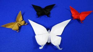 Как сделать красивую бабочку из бумаги. Оригами бабочка