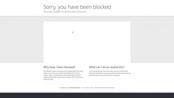 Discord Sorry, you have been blocked как исправить