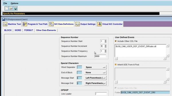 3. Изменение G-кода в Post Builder
