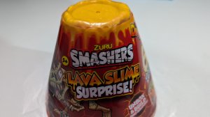 Распаковка игрушки zuru Smashers, что таит в себе вулкан. Смэшерс слайм для детей.
