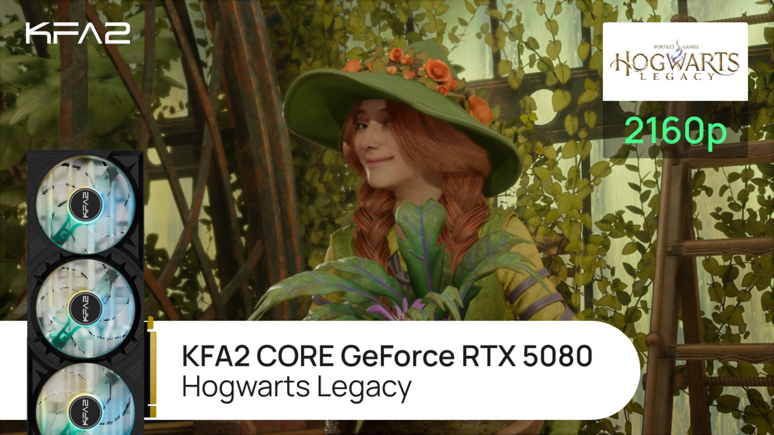 Тест видеокарты KFA2 CORE GeForce RTX 5080 Black в Hogwarts Legacy | 2160p (4K) разрешение смотреть онлайн