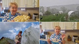 В ВЫХОДНОЙ, ЧТОБ НЕ СКУЧАТЬ , ПЕКУ ПРОСТОЕ ПЕЧЕНЬЕ "МИМОЗА". СЮРПРИЗЫ ПОГОДЫ.