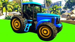 Мультики для детей про Синий Трактор и Друзей Учим Цвета для детей Мультфильм для малышей