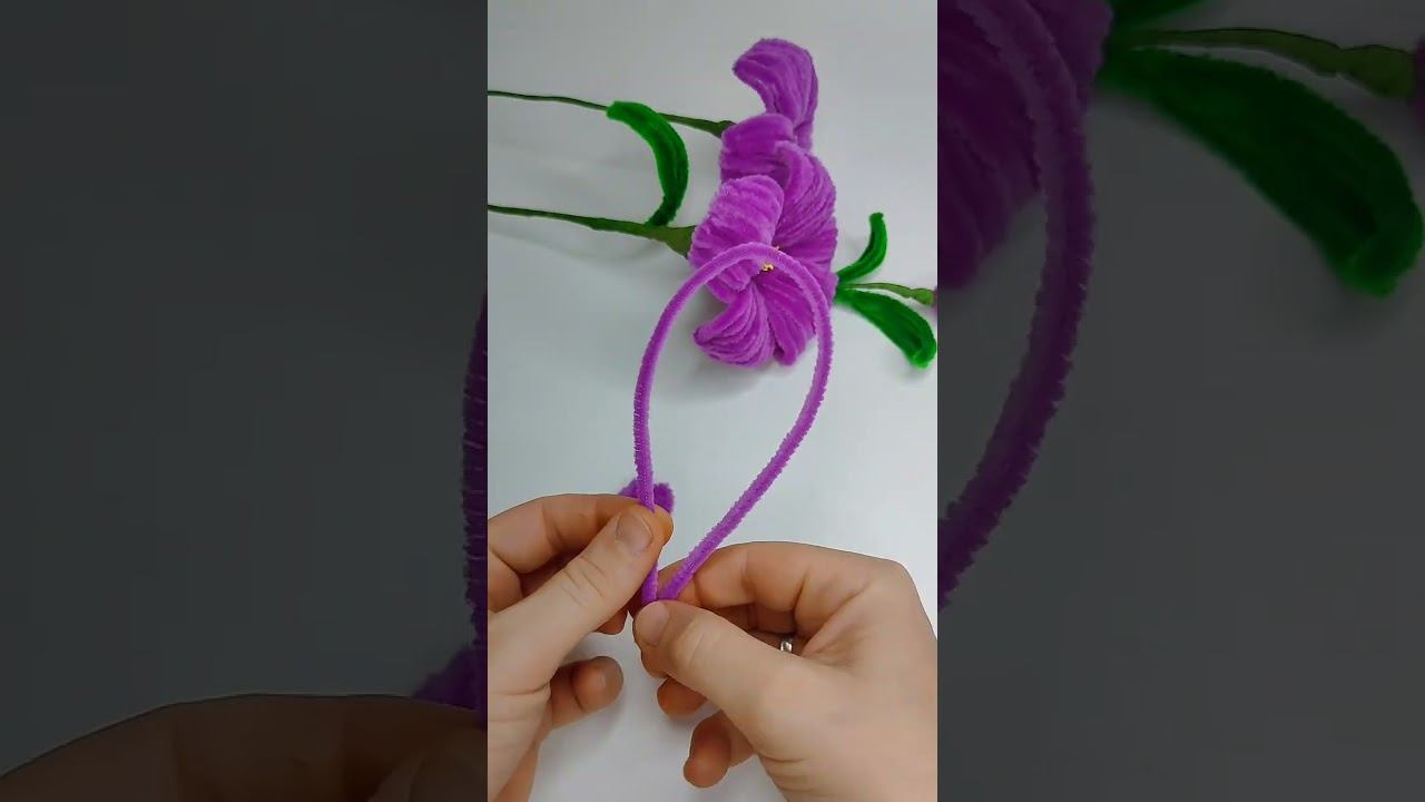 Цветы из синельной проволоки Синельная проволока мастер класс смотреть онлайн