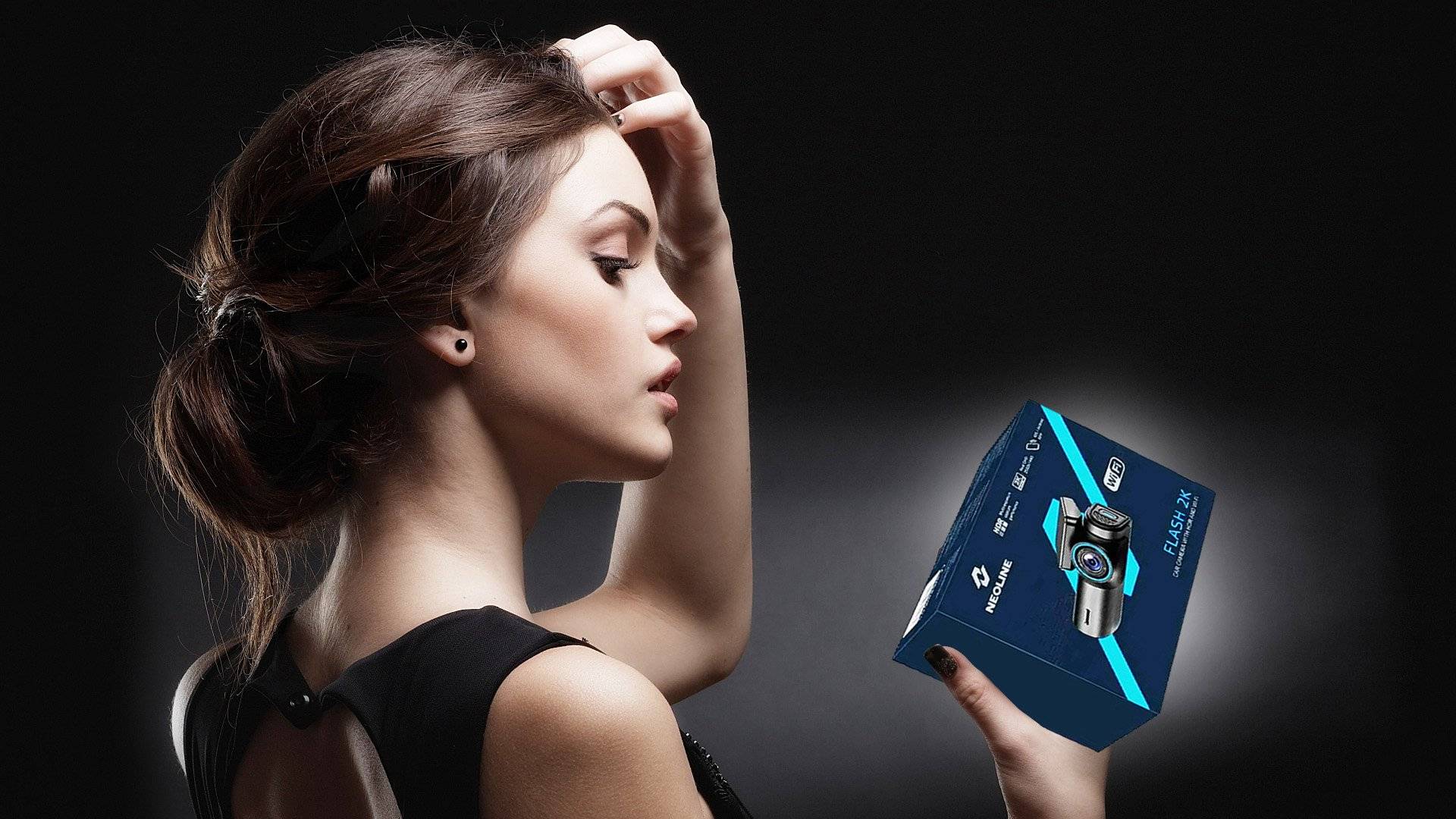 Видеорегистратор Neoline Flash 2K Wi-Fi съемка ночью