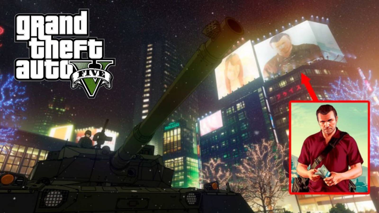 В Аниме нашли отсылку GTA 5 Майкл как ты туда попал? смотреть онлайн