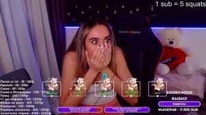 Топ моменты стримерш с Twitch #5 | Донат на стриме | Села на бутылку | Показала фигуру