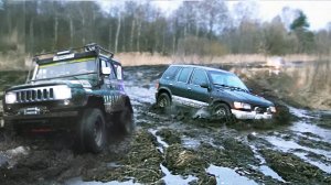 KIA Sportage за УАЗами в раскисшее поле, реально? Разведка боем, грязь, поле, вода