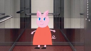 СВИНКА ПЕГГИ ЗАСТРЯЛА В ЛИФТЕ