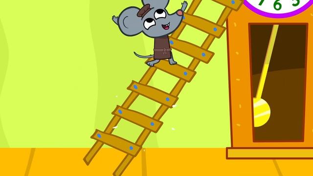 Hickory Dickory Dock Song | Детские Песни и Вечеринка | Kit And Kate - Nursery Rhymes Russian