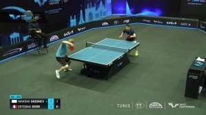 Гребнев против Дорра WTT Тунис 2025 г настольный теннис