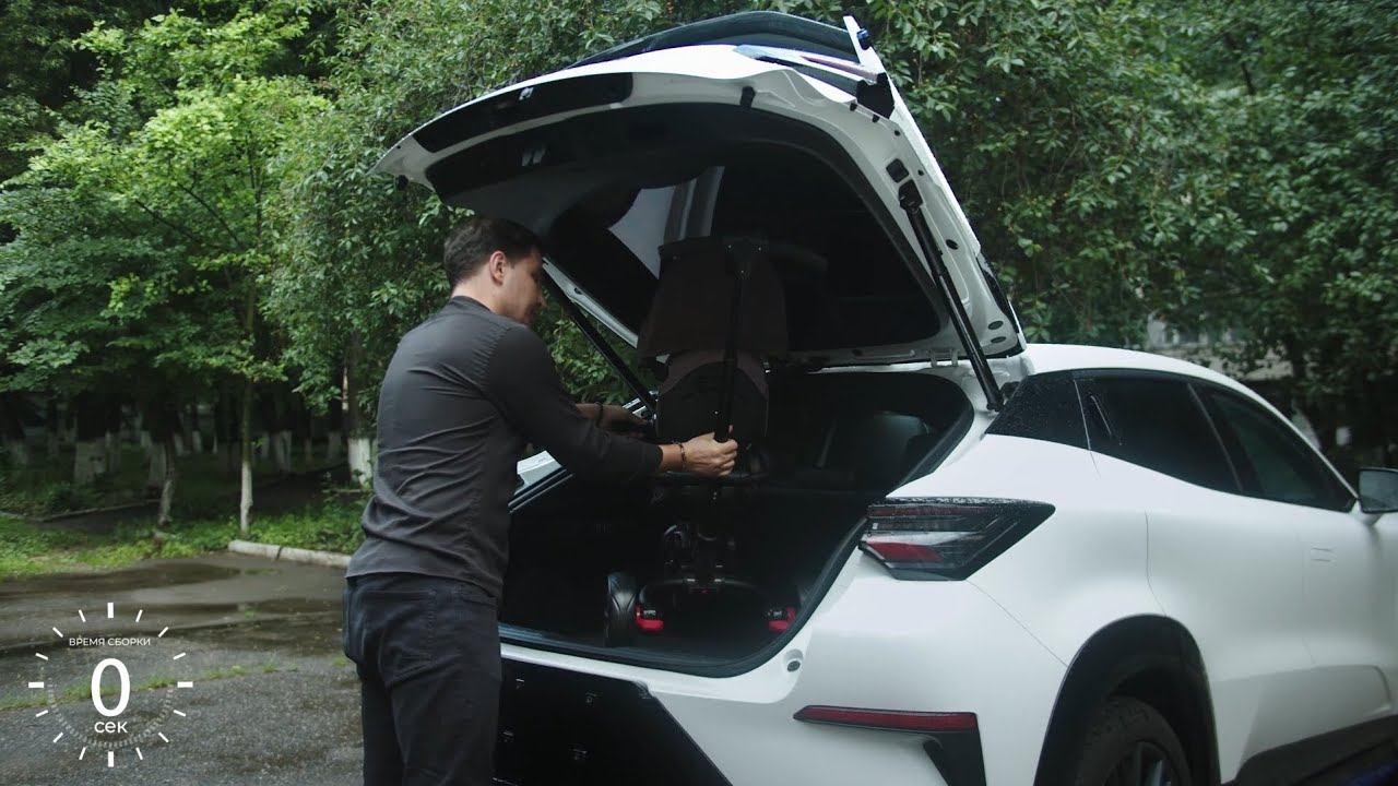 Складной велосипед-трансформер Nuovita Bamzione BE4. Перевозка велосипеда в автомобиле