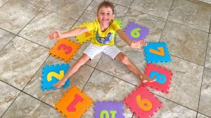 Учимся считать от 1 до 10 | Играем в прятки с цифрами