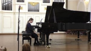 И.С. Бах прелюдия 3 До минор из 12 маленьких прелюдий Нижегородская  консерватория им. М.И. Глинки