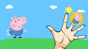 Свинка Пеппа Песня про Пальчики Новые серии  Finger family song Peppa pig