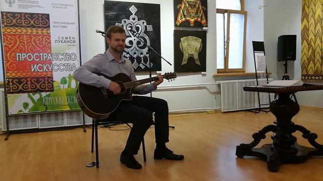 Антон Сёмкин на открытии персональной выставки смотреть онлайн