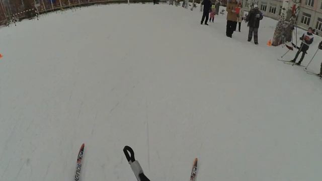 Соревнования по лыжным гонкам в г. Осинники смотреть онлайн