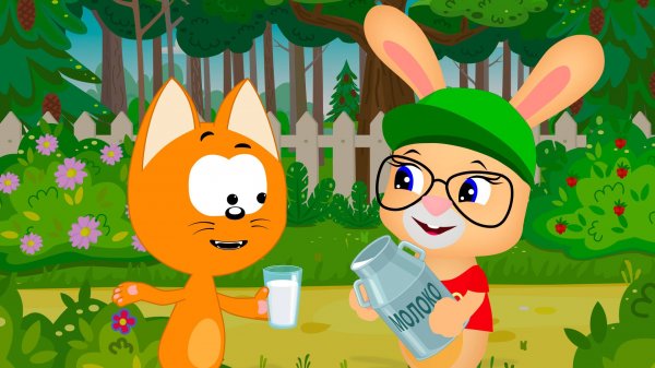 Котенок Котэ и Кролик Бобо - СБОРНИК песенок для малышей  - Новые серии