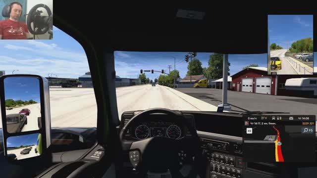 Работа выходного дня - American truck simulator - 019 - на руле MOZA R5 смотреть онлайн
