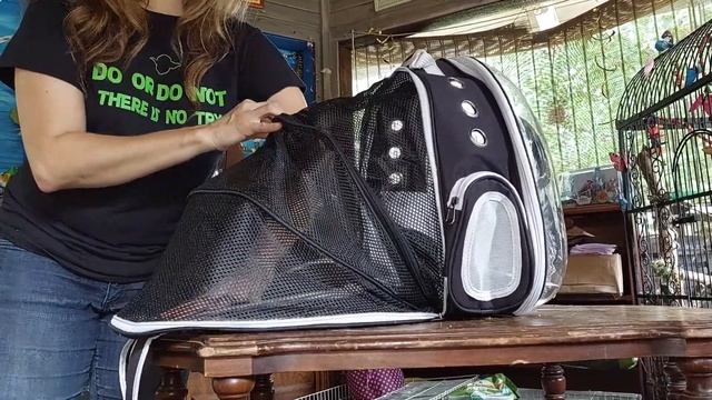 Cat Backpack Expandable and Bird Carrier Cage comparison смотреть онлайн