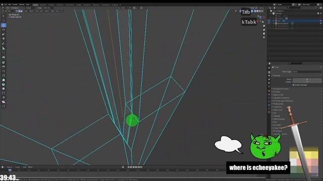 YOU BASTARD!!!! HERE'S YOUR SWORD!!! 🗡 Time lapse Blender 3d model of a bastard sword смотреть онлайн