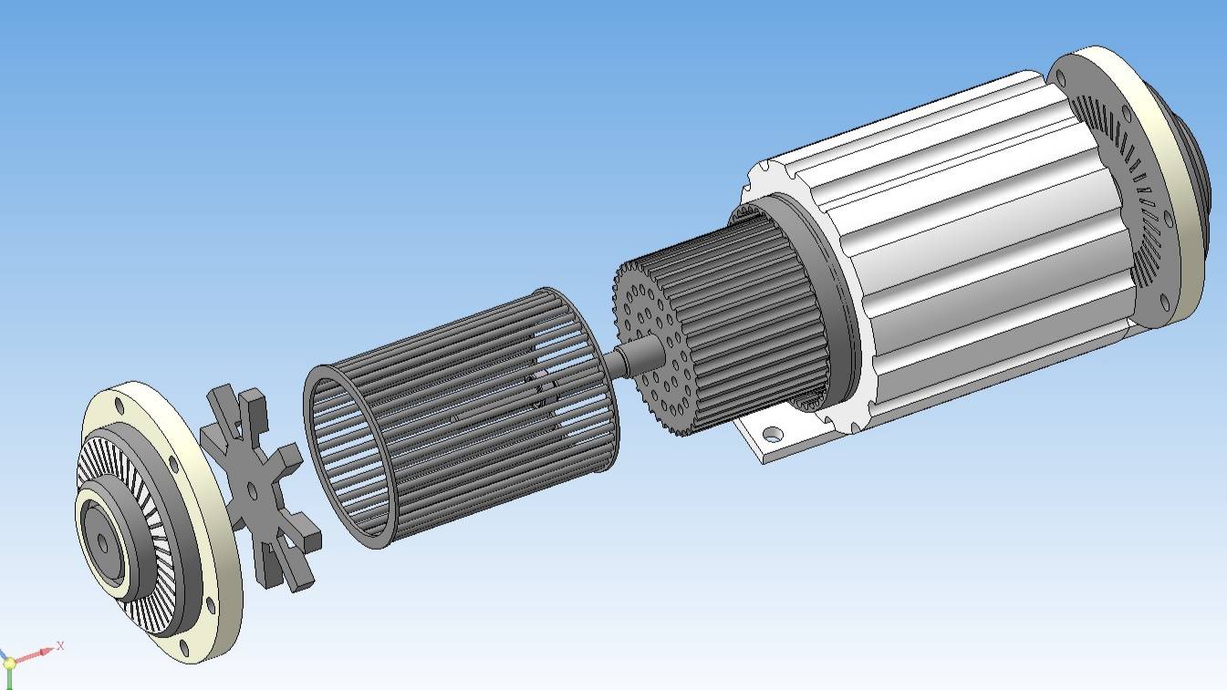 Асинхронный двигатель с короткозамкнутым ротором. Устройство, принцип работы. смотреть онлайн