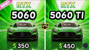 RTX 5060 vs RTX 5060 Ti -  **EARLY LEAKS GAMEPLAY BENCHMARK** ⭐⭐⭐