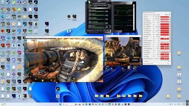 Unigine Heaven RTX 5090 MSI Vanguard SOC ~ 3270 MHz, проверка номер 2 смотреть онлайн