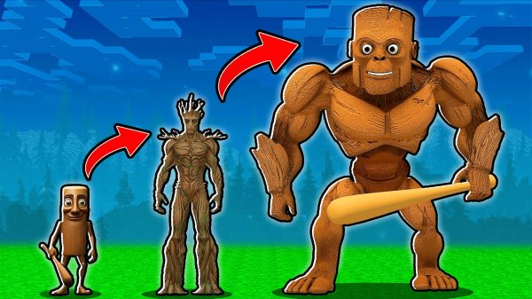 ЭВОЛЮЦИЯ ТУН ТУН ТУН САХУР В МАЙНКРАФТ 3 ФАЗА БРЕЙНРОТ ЖИВОТНЫЕ