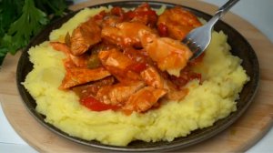 Куриная грудка на сковороде | Жареная с овощами | Простой рецепт