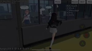 ::-Яндере челлендж😰 7-ая соперница «Мика Чонан»💘 | School girls simulator