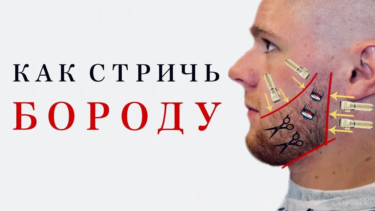 Оформление бороды / Моделирование бороды / Как стричь бороду / Окантовка триммером и электробритвой