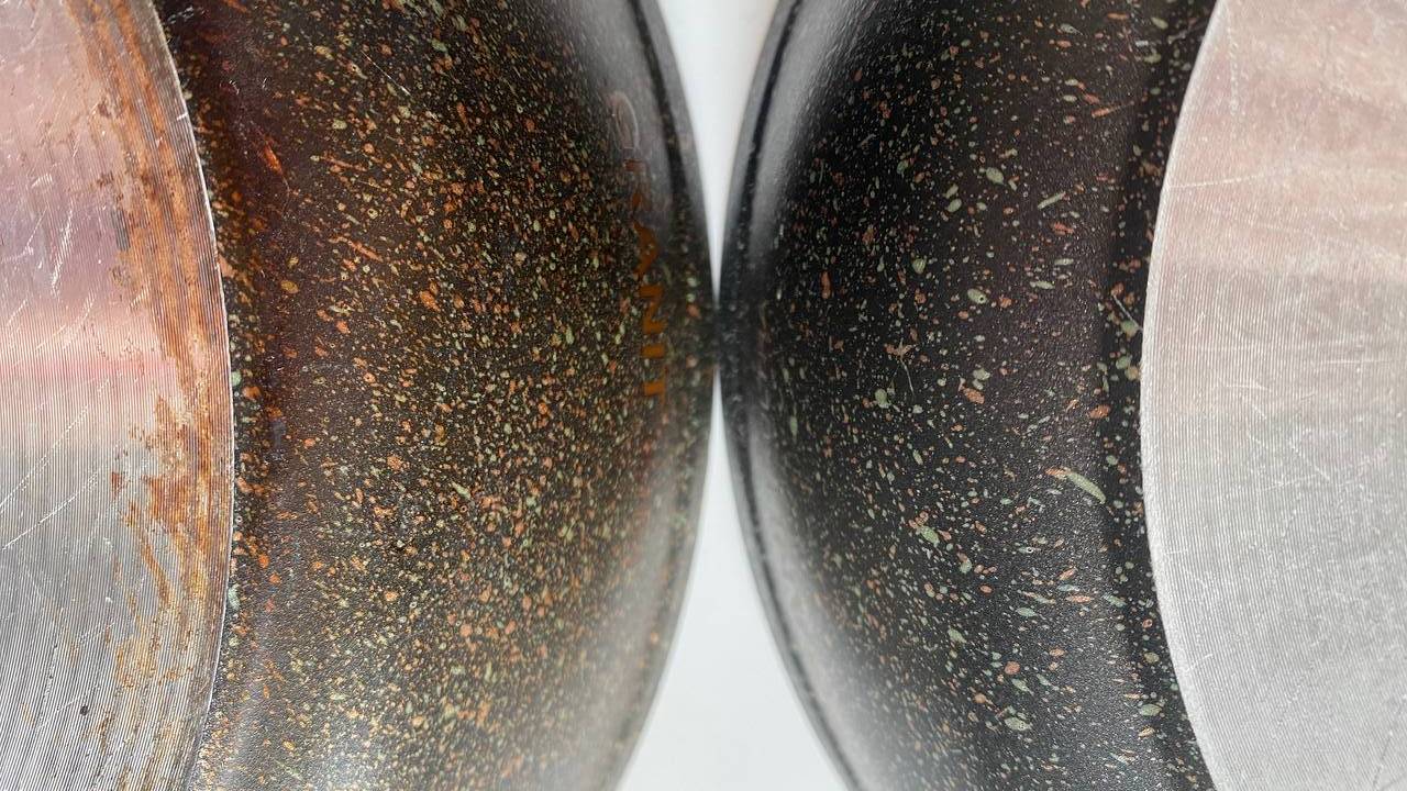 Застарелый нагар на сковороде - убираем Квик садс гелем (Quick Suds Gel)