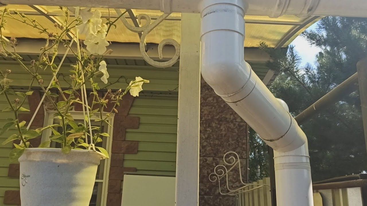 Водосток для крыши своими руками.