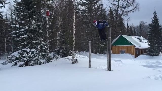 Прыжок в снежок