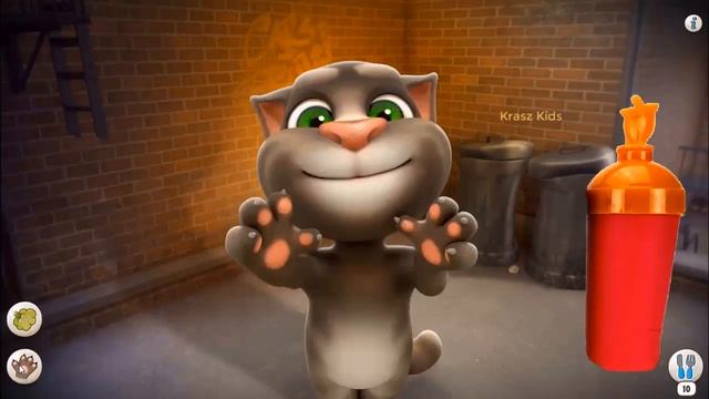 Мой Talking Cat Funny | Говорящий Том и друзья | видео для детей Часть 7 | Kids - TVN - Baby смотреть онлайн