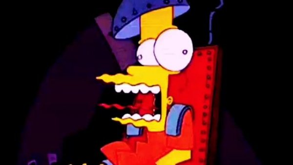 Симпсоны. Бард Симпсон угодил на электрический стул.