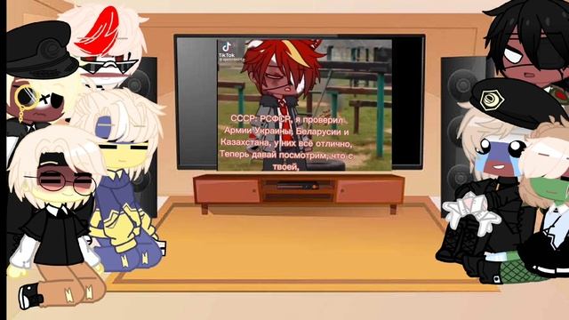 Реакция стран на видео про Россию {countryhumans}