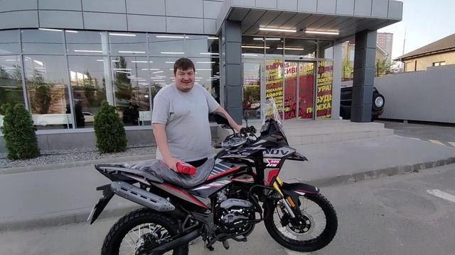 Довольный клиент приобрел MOTOLAND (МОТОЛЕНД) 300 ENDURO G в мотосалоне X-MOTORS г. Самара!