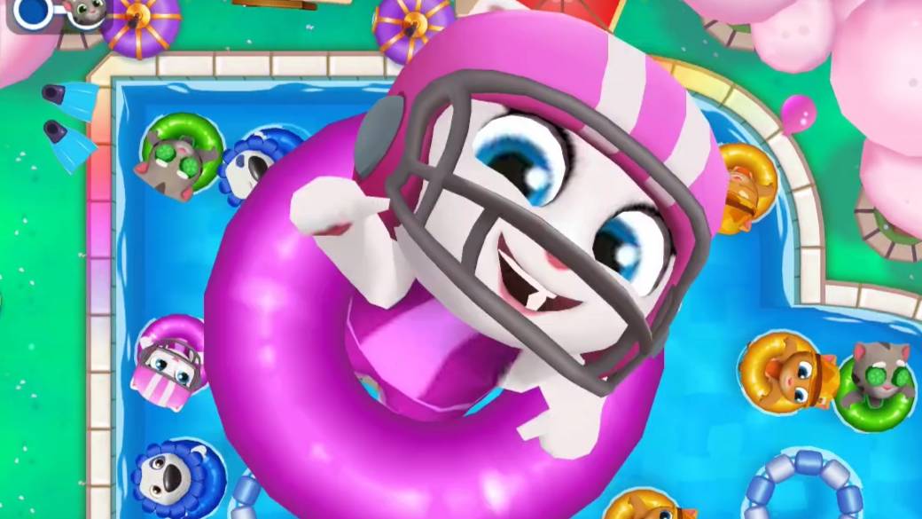 Аквапарк говорящего Тома Talking Tom Pool, уровень 214 | Мультик для детей смотреть онлайн