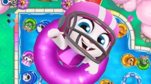 Аквапарк говорящего Тома Talking Tom Pool, уровень 214 | Мультик для детей