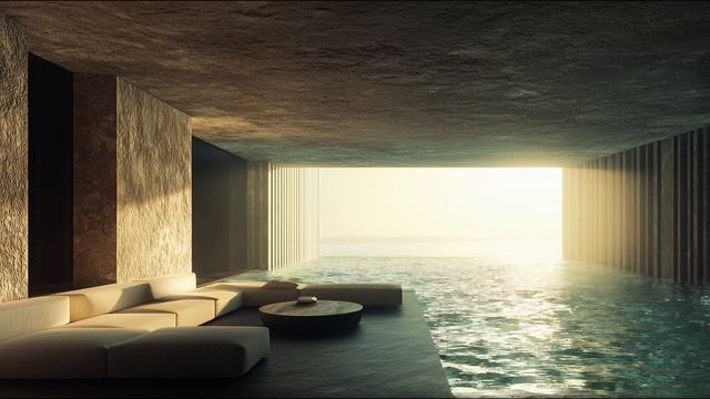 Brutalist Ambient  Living Room  Coast