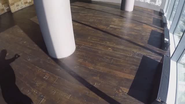 Реставрация паркетной "амбарной" дубовой доски. смотреть онлайн