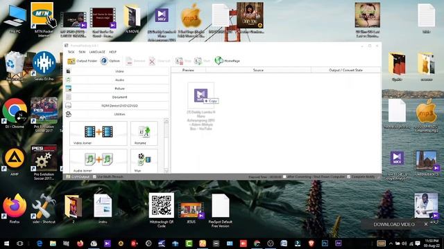 How to Convert Video To Audio Using Format Factory Application смотреть онлайн