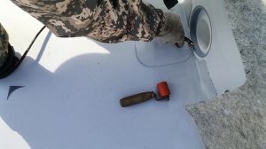 Монтаж парапетной воронки, приварка к ПВХ мембране