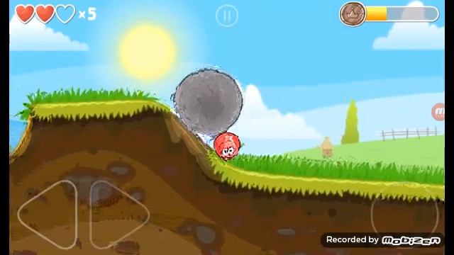 Как пройти 3 уровень в игре Red Ball смотреть онлайн
