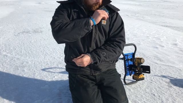 Ice fishing Houghton Lake | Northern Michigan смотреть онлайн