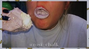 Chalk crunch| Chalk in clay paste| asmr| Мел в пасте из глины